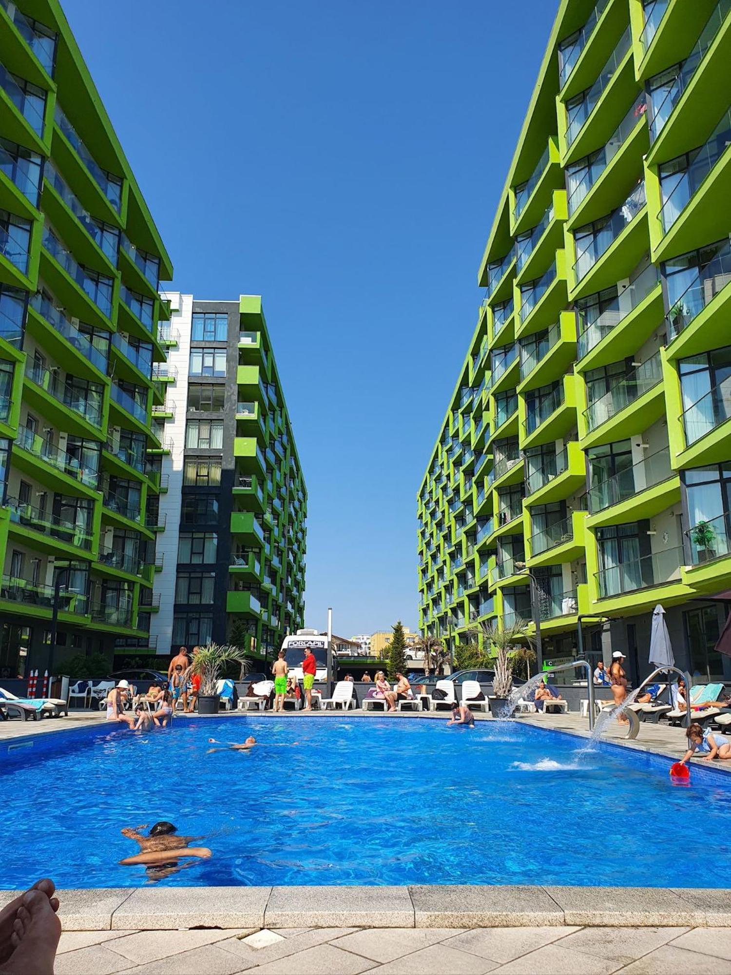 Eka Studio - Pool & Spa Beach Resort Navodari Luaran gambar